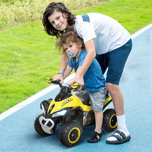 Yellow children's ride-on vehicle for 18-36 months