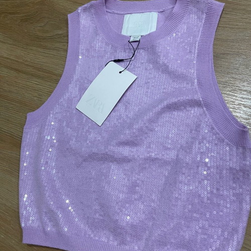 Zara top new with tag, pink, girls 13-14 years, size 164 cm