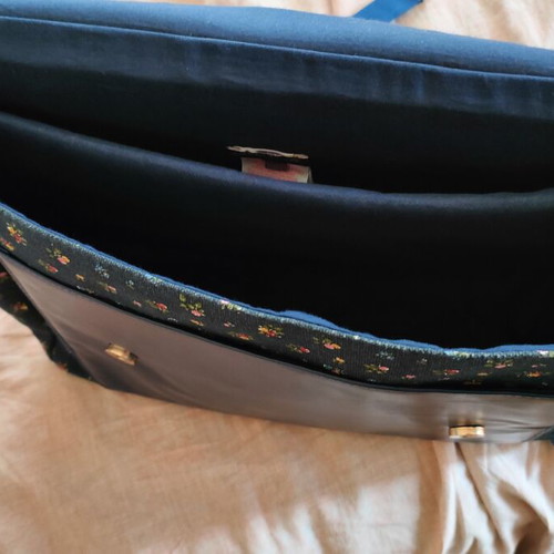 Children's backpack like new, blue