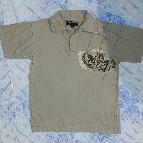 Rebel short sleeve shirt like new, size 140 cm, beige