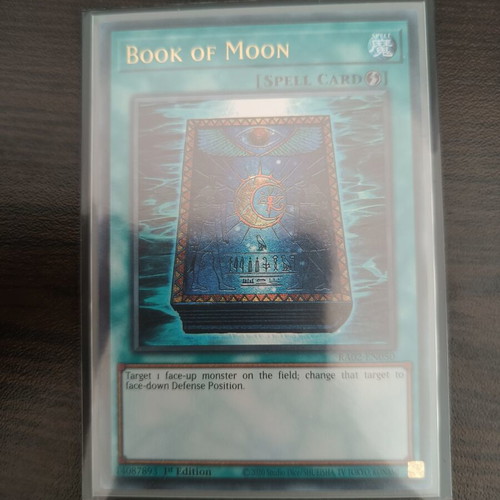Yu-Gi-Oh Book of Moon super rare card like new