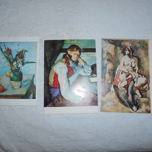 Paul Cézanne 3 cards used