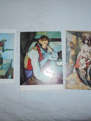Paul Cézanne 3 cards used