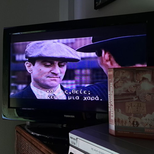 Once Upon a Time in America VHS used, PAL edition with Greek subtitles