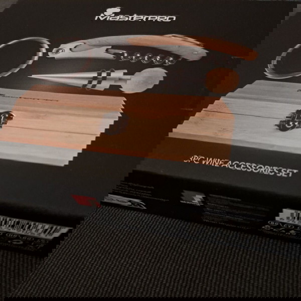 MasterPro 3PC Wine Accessories Set