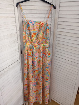 Love Moschino maxi dress small, like new, multicolor