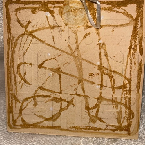 Ceramic tile with enamel 15x15cm like new
