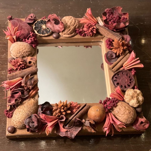 Handmade mirror 19x19 new