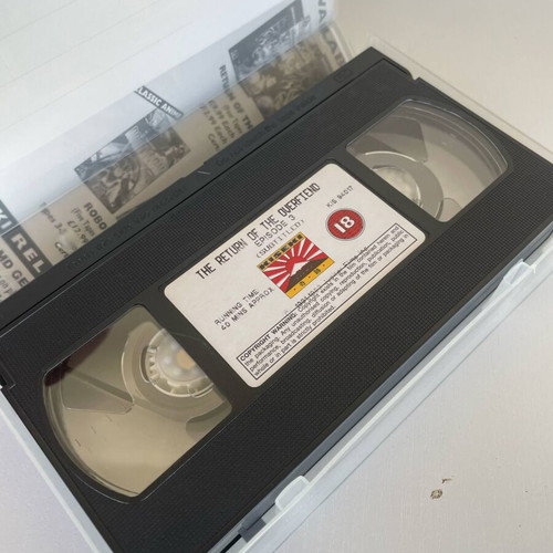 Urotsukidoji III Return Of The Overfiend Episodes 1 & 2 VHS tape used