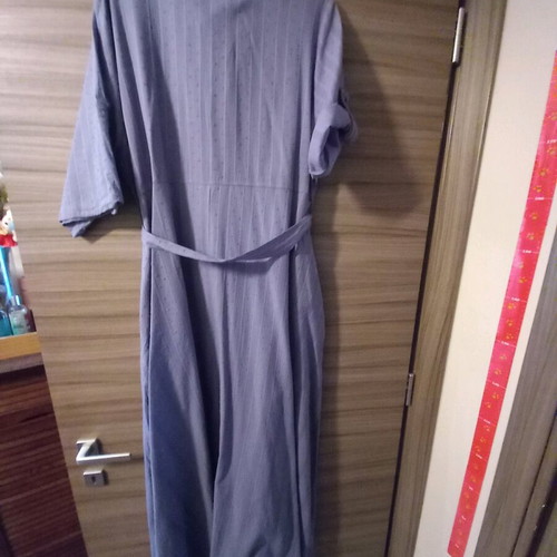 Caramela Long Semizie Dress Like New, Blue, Size 4XL