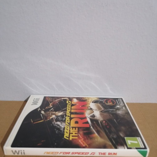Need for Speed The Run empty case with cover and manual for Nintendo Wii
