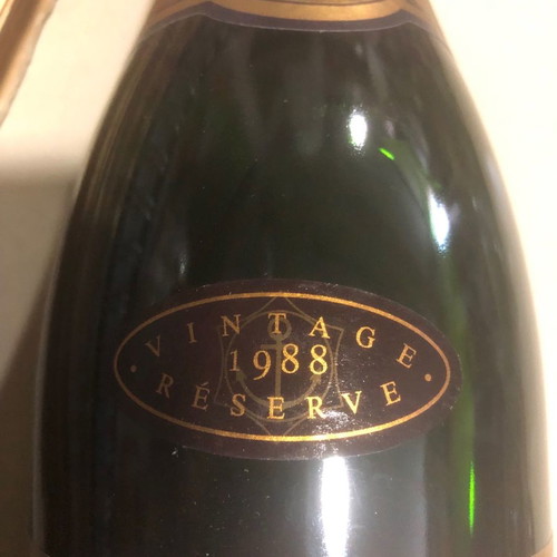 Veuve Clicquot Ponsardin vintage 1988 champagne new, pack of 5 bottles