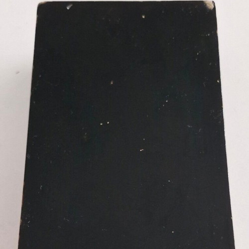Wooden box used with painted Chinese dragon on black lacquer