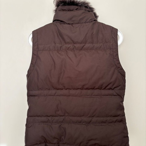 Brown down sleeveless jacket Massimo Dutti used