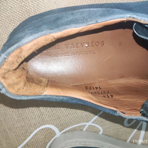 John Varvatos shoes like new, size 42.5-43, white and blue