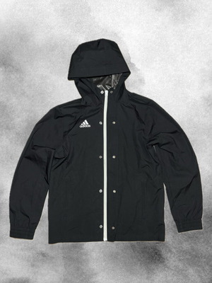 Adidas Jacket Black with White Accents like new