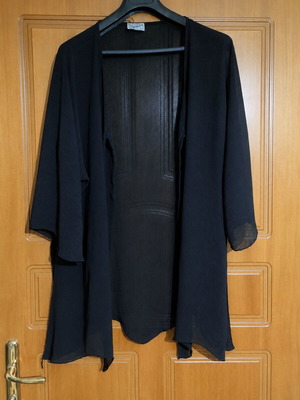 See-through shirt Phenomena No 5 black new, size 3XL/4XL