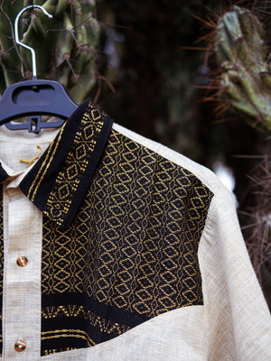 Tailor Made Shirt by Abrand Jeans New, Cotton and Linen, Unique Patterns