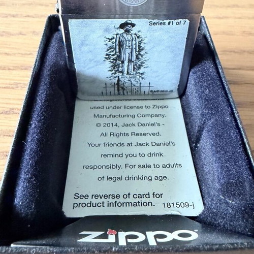Zippo lighter used with Jack Daniel’s scenes