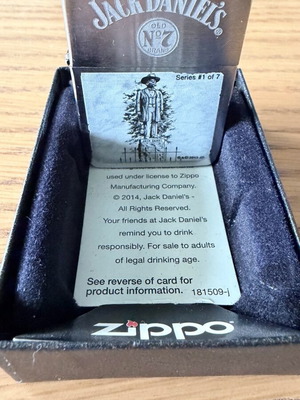 Zippo lighter used with Jack Daniel’s scenes