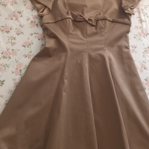 Formal dress dark gold size large like new