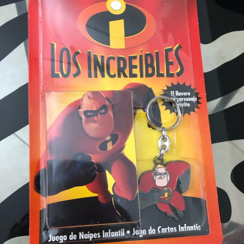 The Incredibles Disney school set new with pencil, eraser, sharpener, ruler, notebook, keychain and kids game
