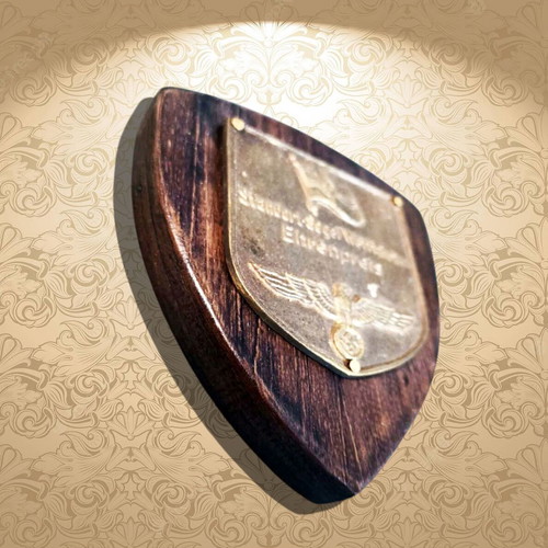 Honorary sailing award used, German guard 1940 plaque