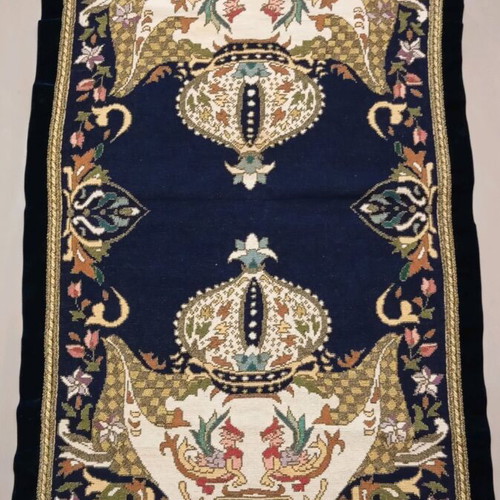Handmade complete table runner blue color new