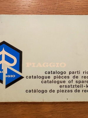 Piaggio Ciao boxer bravo βιβλίο ανταλλακτικών μεταχειρισμένο 119 σελ 1980