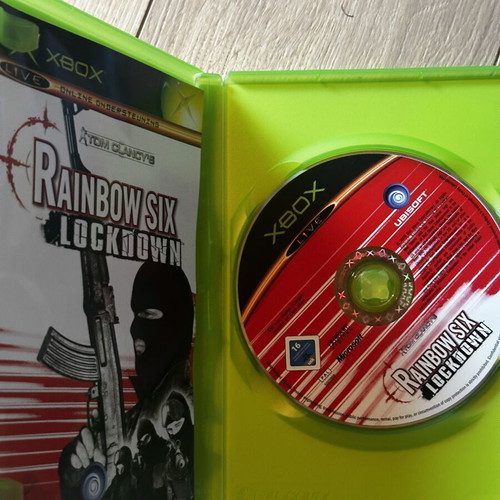 Rainbow Six Lockdown Xbox Original used, shooting game