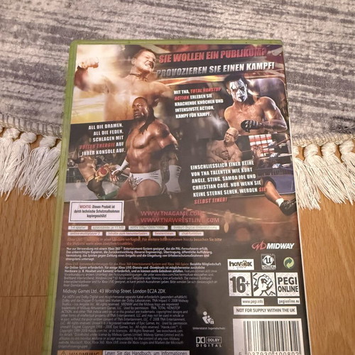 TNA Impact Xbox 360 game non-working, used