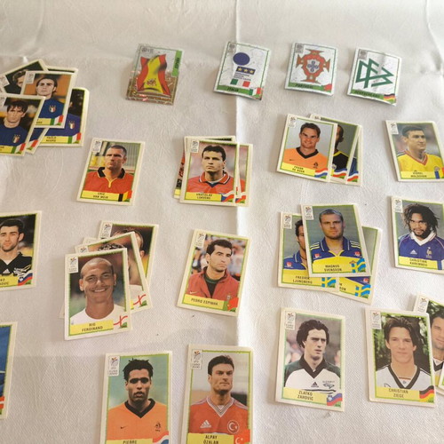 Panini Euro 2000 stickers like new, set of 30 pieces