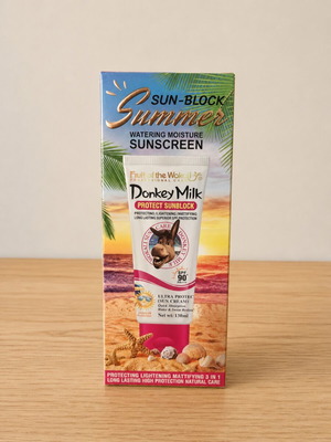 Donkey Milk Protect Sunblock SPF90+ 130ml new, water resistant