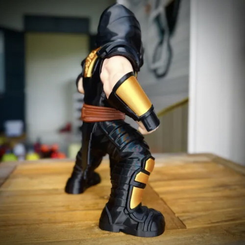 Mortal Kombat Scorpion 30CM high detail 3D printed collectible figure like new