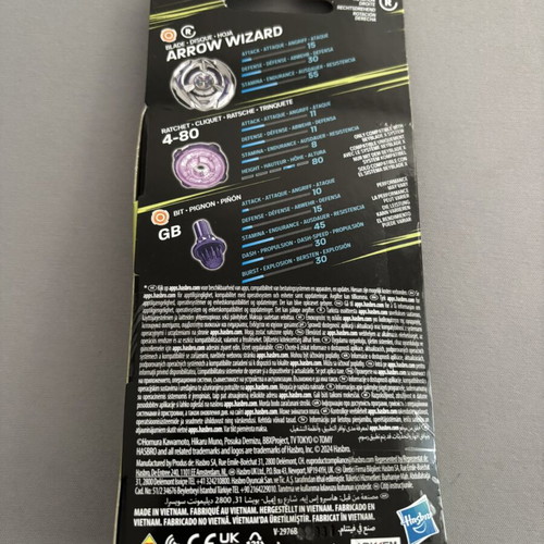 Beyblade X Arrow Wizard 4-80GB new, sealed
