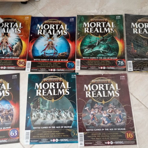 Warhammer Age of Sigmar Mortal Realms magazines new
