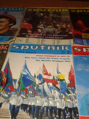 Περιοδικό SPUTNIK μεταχειρισμένο, τεύχη 1, 4, 5, 6, 7, 10