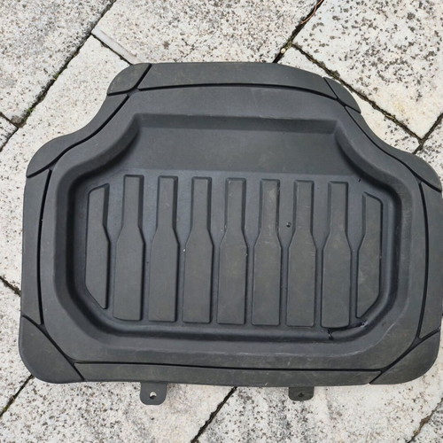 Car floor mats set used 6 pcs (2 carpet + 4 rubber) universal