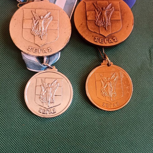 Collectible Set of 4 SEGAS Medals in Excellent Condition