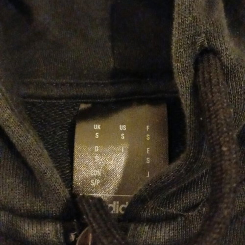 Adidas jacket size S like new, black