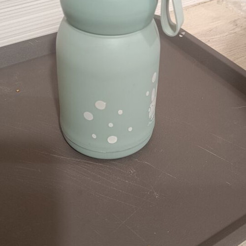 Glass cup with plastic exterior and leak-proof lid like new