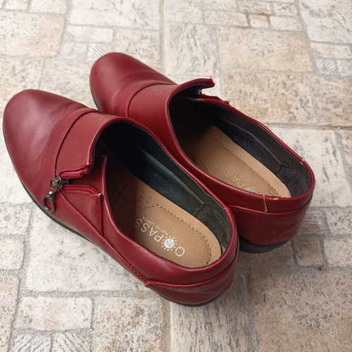 Women's Bordeaux shoes used, size 38, comfortable