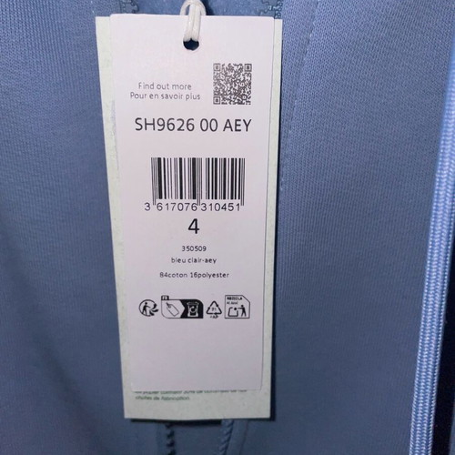 Lacoste sweatshirt new, blue, size M