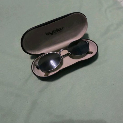 Byblos vintage John Lennon style sunglasses used, silver