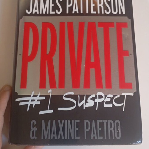 James Patterson Private #1 Suspect large hardcover book like new