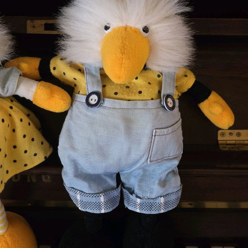 Nici collectible plush toys like new, 1980s-1990s, set of 2