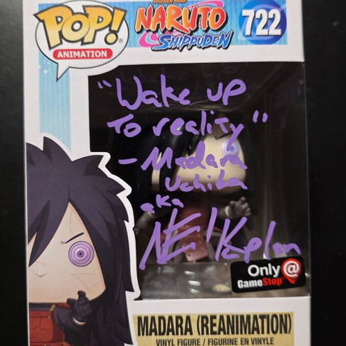 Funko Pop Madara Reanimation #722 Gamestop Exclusive signed used