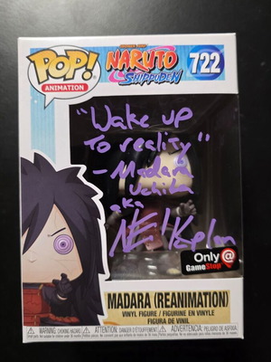 Funko Pop Madara Reanimation #722 Gamestop Exclusive υπογεγραμμένο μεταχειρισμένο