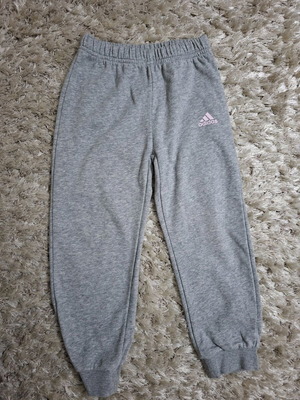 Adidas sweatpants for girl 6 years like new, grey