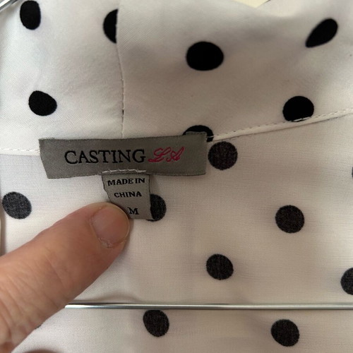 Women's shirt medium side tie like new